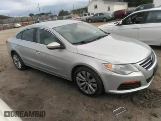 2012 Volkswagen CC Sport PZEV with VIN WVWMP7AN7CE512247, listed as a IAAI auction lot 42096364 with 142,654 mi miles. Bid and sale history available at carsss.com. Image 1.