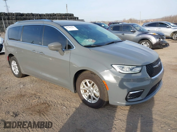 2021 Chrysler Pacifica Touring L with VIN 2C4RC1BG4MR598328, listed as a IAAI auction lot 41749306 with 78,035 mi miles and . Bid and sale history available at DreamBid. Image 1.