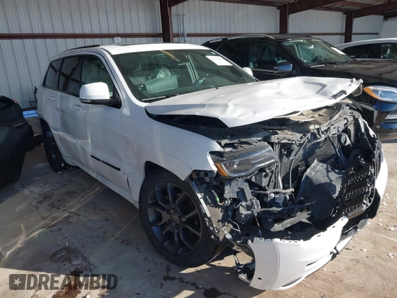 2020 Jeep Grand Cherokee Overland with VIN 1C4RJFCG4LC158425, listed as a IAAI auction lot 41386418 with 86,012 mi miles and . Bid and sale history available at DreamBid. Image 1.