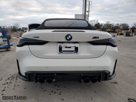 2024 BMW M4 Competition xDrive with VIN WBS33BA08RCN76292, listed as a Copart auction lot 80747294 with 0 mi miles and Salvage Title. Bid and sale history available at carsss.com. Image 6.