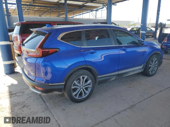 2020 Honda CR-V Touring z VIN 7FARW1H96LE007107, wystawiony jako Copart lot #57894425 z przebiegiem 75 952 mil mil oraz Szkoda całkowita • Salvage title. Historia ofert i sprzedaży dostępna na DreamBid. Obrazek 3.