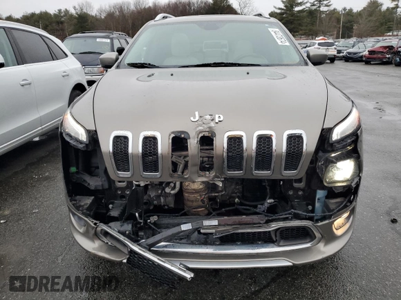 2017 Jeep Cherokee Overland z VIN 1C4PJMJS7HW525455, wystawiony jako Copart lot #84473674 z przebiegiem 83 498 mil mil oraz Szkoda całkowita • Salvage title. Historia ofert i sprzedaży dostępna na DreamBid. Obrazek 5.
