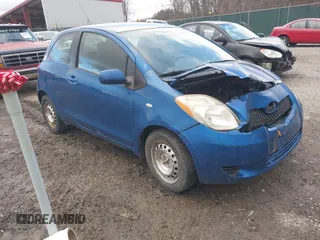 2007 Toyota Yaris with VIN JTDJT923075107182, listed as a IAAI auction lot 41850357 with 177,886 mi miles. Bid and sale history available at carsss.com. Image 1.