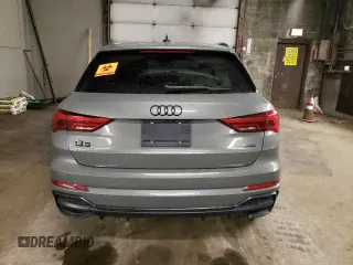 2022 Audi Q3 S line Premium with VIN WA1DECF32N1096988, listed as a Copart auction lot 46866383 with 0 mi miles. Bid and sale history available at carsss.com. Image 6.