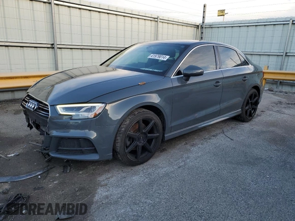 2017 Audi A3 Sedan Premium Plus with VIN WAUJ8GFF1H1008693, listed as a Copart auction lot 41979014 with 65,909 mi miles. Bid and sale history available at carsss.com. Image 1.