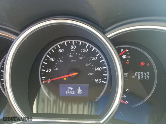 2011 Nissan Murano S with VIN JN8AZ1MW0BW166053, listed as a Copart auction lot 81128964 with 80,949 mi miles and Salvage Title. Bid and sale history available at carsss.com. Image 9.
