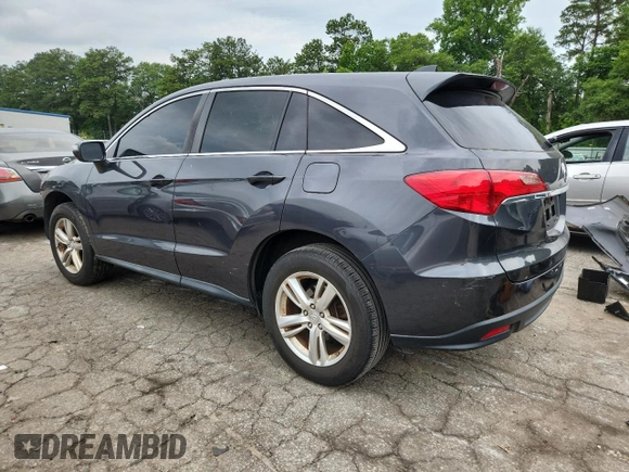 2014 Acura RDX with VIN 5J8TB3H3XEL017077, listed as a Copart auction lot 60435345 with 112,521 mi miles and Salvage title. Bid and sale history available at DreamBid. Image 2.