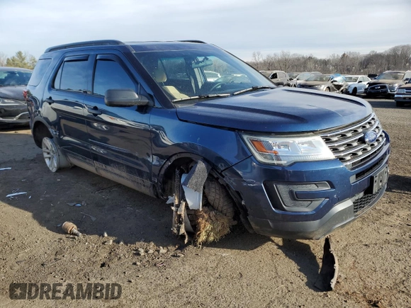 2017 Ford Explorer with VIN 1FM5K8BH4HGB57997, listed as a Copart auction lot 88796955 with 97,034 mi miles and Salvage Title. Bid and sale history available at carsss.com. Image 4.