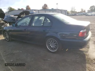2002 BMW 5 Series 530iA with VIN WBADT63462CH92084, listed as a Copart auction lot 76998694 with 544,038 mi miles and Clean Title. Bid and sale history available at carsss.com. Image 2.