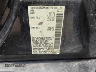 2015 Nissan Altima SL with VIN 1N4BL3APXFC265910, listed as a IAAI auction lot 41703968 with 152,268 mi miles and . Bid and sale history available at carsss.com. Image 9.
