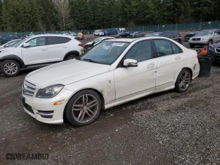 2012 Mercedes-Benz C-Class C 300 Sport with VIN WDDGF8BB2CA644193, listed as a Copart auction lot 45280995 with 115,631 mi miles and Salvage Title. Bid and sale history available at carsss.com. Image 1.