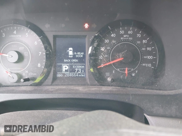 2017 Toyota Sienna L with VIN 5TDZZ3DC7HS840675, listed as a IAAI auction lot 41013412 with 284,664 mi miles and . Bid and sale history available at DreamBid. Image 7.