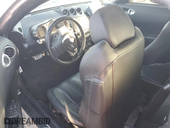2005 Nissan 350Z Touring with VIN JN1AZ36A55M753747, listed as a Copart auction lot 79503024 with Not provided miles and Salvage title. Bid and sale history available at DreamBid. Image 8.