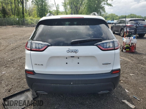 2022 Jeep Cherokee Latitude Lux with VIN 1C4PJMMX1ND530147, listed as a Copart auction lot 58652975 with 16,332 mi miles and Salvage title. Bid and sale history available at DreamBid. Image 6.