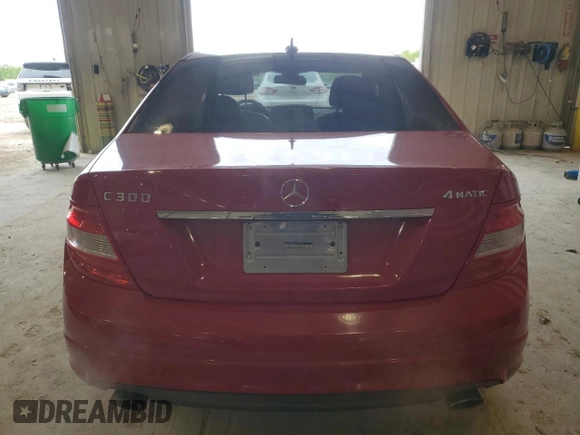 2011 Mercedes-Benz C 300 Sport with VIN WDDGF8BB7BR164778, listed as a Copart auction lot 55038645 with 91,269 mi miles and Salvage title. Bid and sale history available at DreamBid. Image 6.