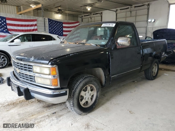 1992 Chevrolet C/K 1500 with VIN 1GCDC14Z3NZ178690, listed as a Copart auction lot 45005035 with 198,721 mi miles and Clean Title. Bid and sale history available at carsss.com. Image 1.