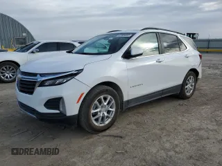 2024 Chevrolet Equinox LT with VIN 3GNAXKEG0RL106683, listed as a Copart auction lot 47869355 with 24,359 mi miles and Salvage Title. Bid and sale history available at DreamBid. Image 1.
