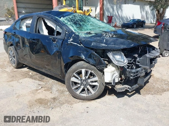 2021 Nissan Versa SV with VIN 3N1CN8EV4ML832812, listed as a IAAI auction lot 41691501 with Not Provided miles. Bid and sale history available at carsss.com. Image 1.