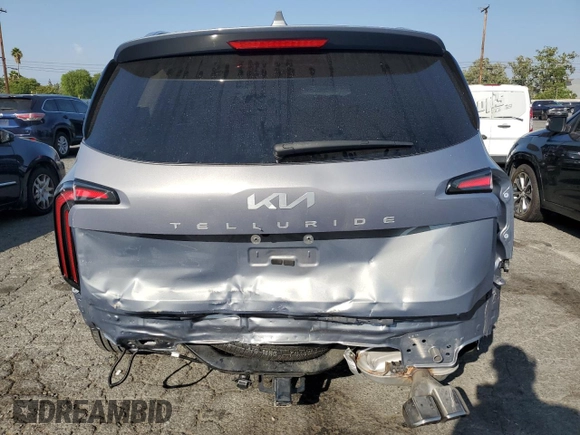 2024 Kia Telluride SX with VIN 5XYP54GC9RG530420, listed as a Copart auction lot 58373725 with 13,035 mi miles and Salvage title. Bid and sale history available at DreamBid. Image 6.