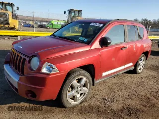 2007 Jeep Compass Limited with VIN 1J8FF57W27D199368, listed as a Copart auction lot 46854235 with 170,540 mi miles and Clean Title. Bid and sale history available at carsss.com. Image 1.