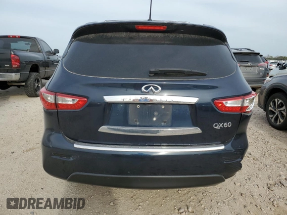 2015 Infiniti QX60 with VIN 5N1AL0MM4FC531245, listed as a Copart auction lot 49569695 with 205,253 mi miles and Salvage title. Bid and sale history available at DreamBid. Image 6.