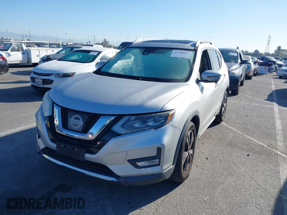 2017 Nissan Rogue SV with VIN 5N1AT2MT1HC783914, listed as a IAAI auction lot 41740067 with 109,102 mi miles and . Bid and sale history available at DreamBid. Image 2.