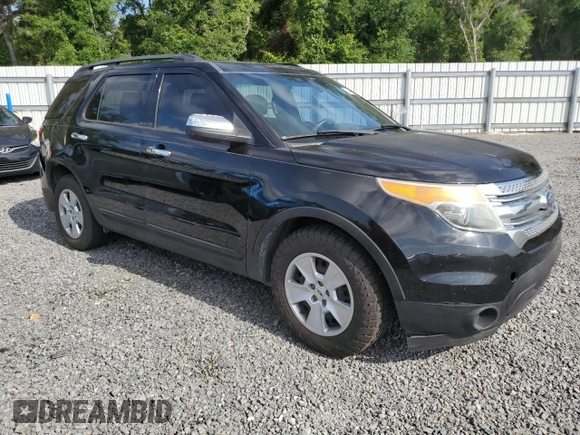 2014 Ford Explorer with VIN 1FM5K7B86EGA11347, listed as a Copart auction lot 57389235 with Not provided miles and Salvage title. Bid and sale history available at DreamBid. Image 4.