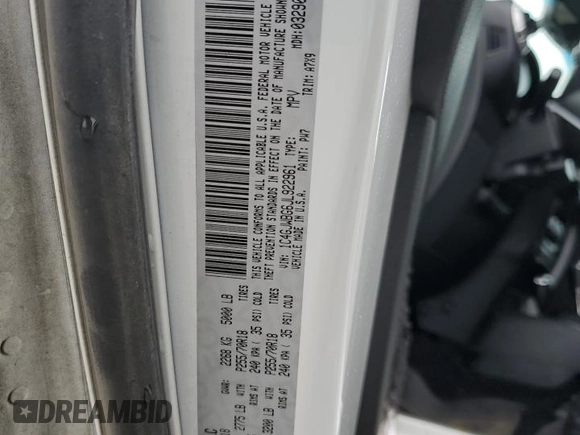 2018 Jeep Wrangler Arctic with VIN 1C4GJWBG6JL922961, listed as a Copart auction lot 50357365 with 46,876 mi miles and Salvage title. Bid and sale history available at DreamBid. Image 12.