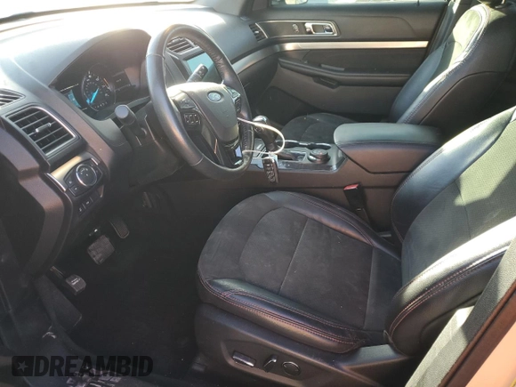 2018 Ford Explorer XLT with VIN 1FM5K8D89JGA55159, listed as a Copart auction lot 76844064 with 132,936 mi miles and Salvage Title. Bid and sale history available at carsss.com. Image 7.