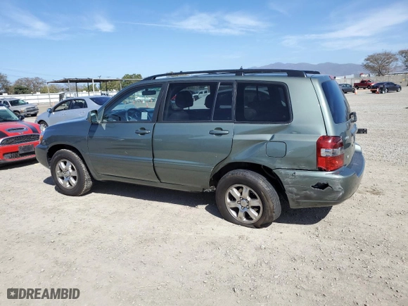 2004 Toyota Highlander with VIN JTEDP21A540013800, listed as a Copart auction lot 47485505 with 128,236 mi miles and Salvage Title. Bid and sale history available at carsss.com. Image 2.
