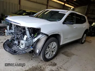 2025 GMC Acadia AWD Elevation z VIN 1GKENNRS3SJ122121, wystawiony jako Copart lot #47095685 z przebiegiem 7366 mil mil oraz Szkoda całkowita • Salvage title. Historia ofert i sprzedaży dostępna na DreamBid. Obrazek 1.