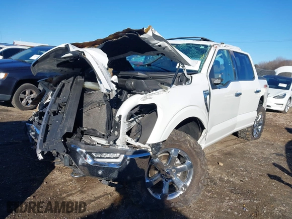 2021 Ford F-150 XL with VIN 1FTFW1E84MKD19912, listed as a IAAI auction lot 41405179 with 37,115 mi miles. Bid and sale history available at carsss.com. Image 18.