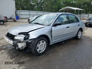 2001 Honda Civic LX z VIN 1HGES16541L036400, wystawiony jako Copart lot #57441995 z przebiegiem Nie podano mil oraz Szkoda całkowita • Salvage title. Historia ofert i sprzedaży dostępna na DreamBid. Obrazek 1.