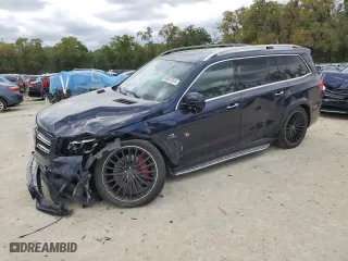 2019 Mercedes-Benz GLS with VIN 4JGDF7FE6KB221892, listed as a Copart auction lot 49637525 with NaN miles and Salvage Title. Bid and sale history available at carsss.com. Image 1.