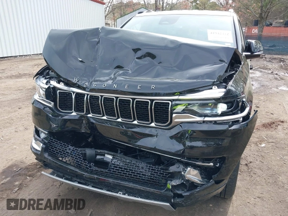 2024 Jeep Wagoneer Series II with VIN 1C4SJUBP7RS126607, listed as a IAAI auction lot 41942412 with 28,769 mi miles and . Bid and sale history available at DreamBid. Image 6.