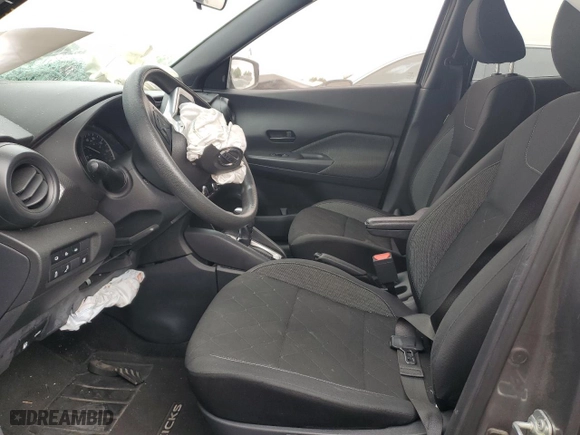 2020 Nissan Kicks S with VIN 3N1CP5BV5LL505363, listed as a Copart auction lot 49549155 with 0 mi miles and Salvage Title. Bid and sale history available at carsss.com. Image 7.