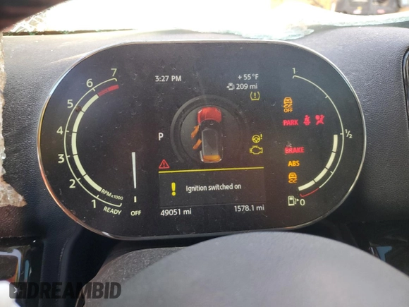 2021 MINI Countryman Cooper S with VIN WMZ83BR02M3M34658, listed as a Copart auction lot 41504825 with 49,051 mi miles and Salvage title. Bid and sale history available at DreamBid. Image 9.