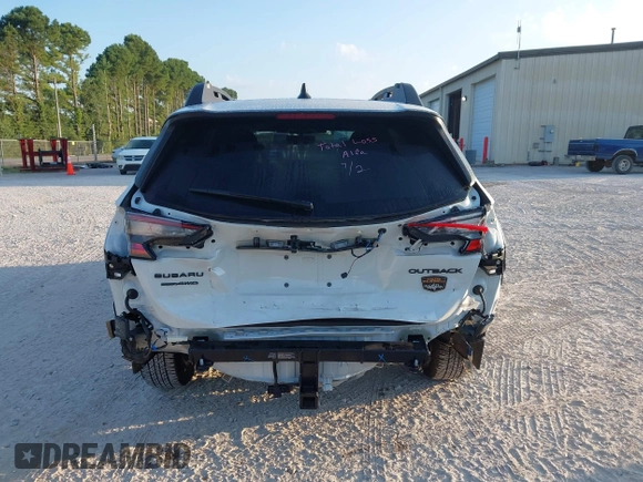 2025 Subaru Outback Wilderness with VIN 4S4BTGUD0S3118732, listed as a IAAI auction lot 42731589 with 9,399 mi miles and . Bid and sale history available at DreamBid. Image 17.
