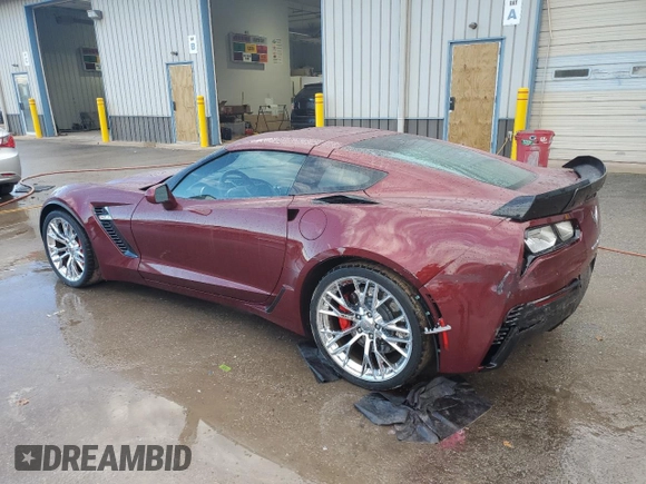 2016 Chevrolet Corvette Z06 2LZ with VIN 1G1YR2D62G5608952, listed as a Copart auction lot 78149904 with 10,528 mi miles and Salvage Title. Bid and sale history available at carsss.com. Image 2.