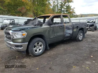2020 Ram 1500 Big Horn with VIN 1C6RRFBGXLN290546, listed as a Copart auction lot 70376074 with 0 mi miles and Salvage Title. Bid and sale history available at carsss.com. Image 1.