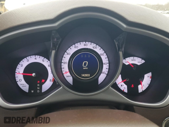 2011 Cadillac SRX Luxury Collection with VIN 3GYFNDEY5BS582930, listed as a Copart auction lot 50057075 with 142,833 mi miles and Salvage Title. Bid and sale history available at carsss.com. Image 9.