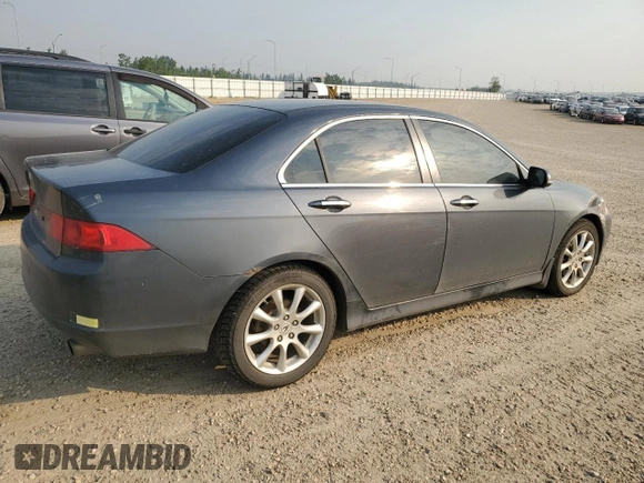 2008 Acura TSX with VIN JH4CL96848C801044, listed as a Copart auction lot 60516095 with 344,467 mi miles and Salvage title. Bid and sale history available at DreamBid. Image 3.