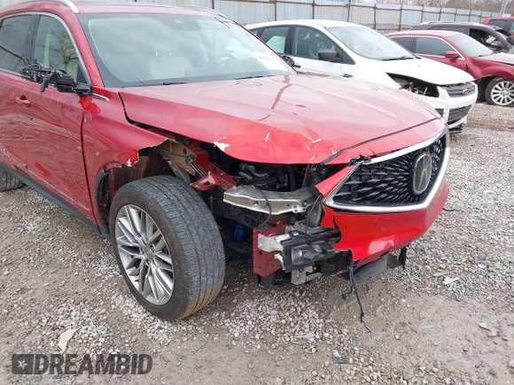 2023 Acura MDX w/Advance Package with VIN 5J8YE1H86PL035592, listed as a IAAI auction lot 41578761 with 18,802 mi miles. Bid and sale history available at carsss.com. Image 6.