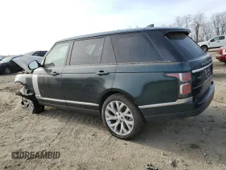 2021 Land Rover Range Rover z VIN SALGS5SE9MA422369, wystawiony jako Copart lot #43907744 z przebiegiem Nie podano mil oraz Czysty tytuł • Clean title. Historia ofert i sprzedaży dostępna na DreamBid. Obrazek 2.