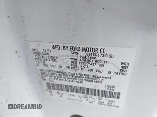 2012 Ford F-150 XL с VIN 1FTFX1EF4CFA14946, выставлен на аукционе IAAI как лот 42567557 с пробегом 92 749 миль миль и . История ставок и продаж доступна на DreamBid. Изображение 9.
