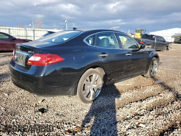 2013 Infiniti M37 with VIN JN1BY1AR8DM602201, listed as a Copart auction lot 78476914 with 81,563 mi miles and Non Repairable. Bid and sale history available at carsss.com. Image 3.