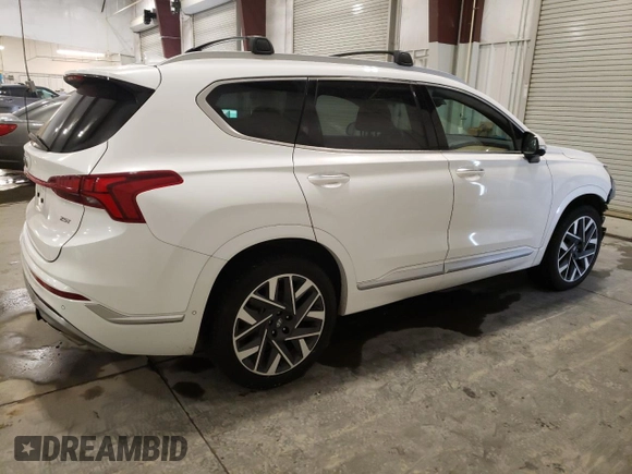 2022 Hyundai Santa Fe Calligraphy with VIN 5NMS54AL3NH471514, listed as a Copart auction lot 84544874 with 53,796 mi miles and Salvage Title. Bid and sale history available at carsss.com. Image 3.