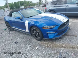 2018 Ford Mustang EcoBoost Premium with VIN 1FATP8UH3J5124748, listed as a IAAI auction lot 42295710 with 143,000 mi miles and . Bid and sale history available at DreamBid. Image 1.