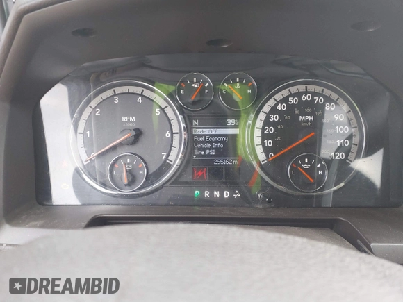 2010 Dodge 1500 SLT with VIN 1D7RV1CT3AS232723, listed as a IAAI auction lot 41196451 with 295,162 mi miles and . Bid and sale history available at DreamBid. Image 7.