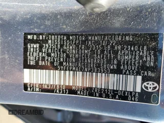 2022 Toyota Corolla LE with VIN 5YFEPMAE7NP383953, listed as a Copart auction lot 50346205 with 18,498 mi miles and Salvage Title. Bid and sale history available at carsss.com. Image 12.